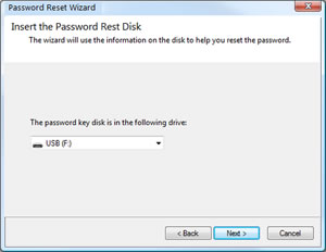 select your flash drive